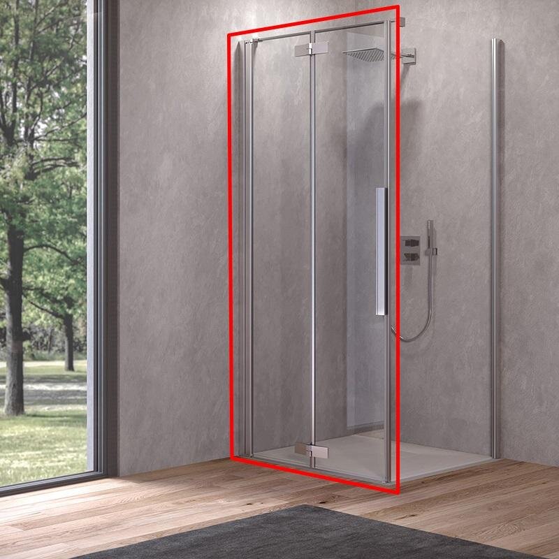 Изображение товара Душевая дверь Kolpa-San Polaris Fold 516260/516270 90 см, складная, хром