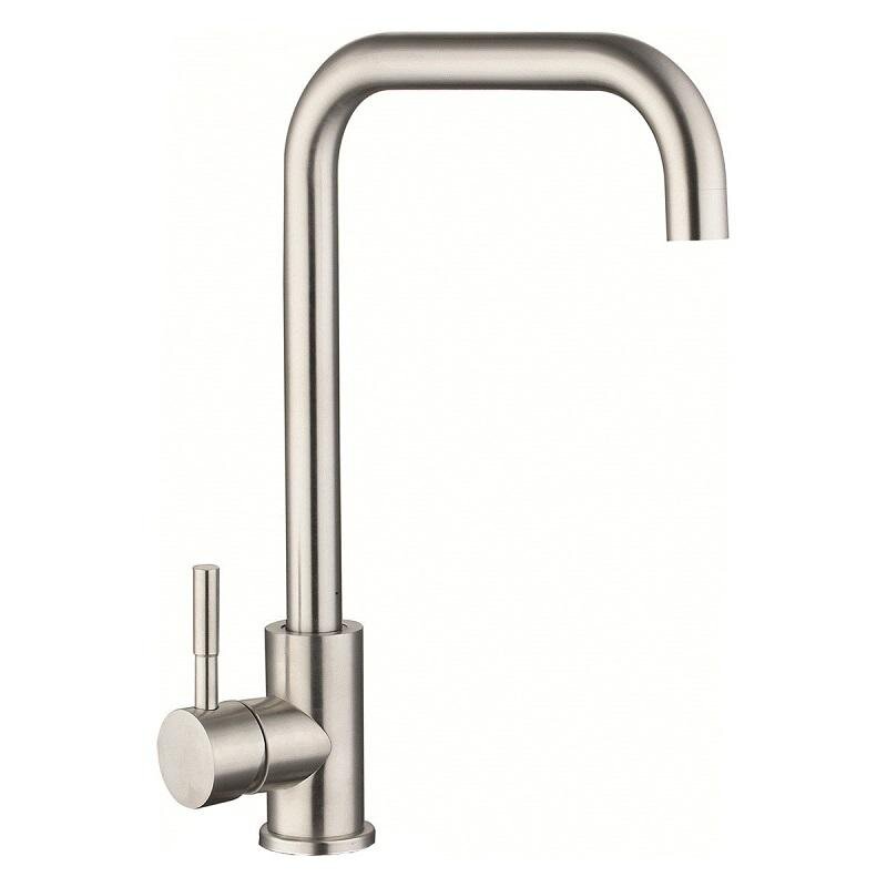 Изображение товара Смеситель Wellinox WIX 206 INOX, для кухонной мойки, нержавеющая сталь Изображение товара Смеситель Wellinox WIX 206 INOX, для кухонной мойки, нержавеющая сталь