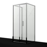 Душевой уголок WasserKRAFT Weser 78F43, 90 х 90 см, стекло прозрачное, профиль серебристый - фото 1 Душевой уголок WasserKRAFT Weser 78F43, 90 х 90 см, стекло прозрачное, профиль серебристый - фото 1