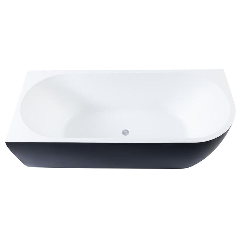 Изображение товара Ванна акриловая Aquanet Family Elegant 3805-N-MW-MB/3806-N-MW-MB, 180 x 80 см левая/правая, белая матовая, панель черная Изображение товара Ванна акриловая Aquanet Family Elegant 3805-N-MW-MB/3806-N-MW-MB, 180 x 80 см левая/правая, белая матовая, панель черная