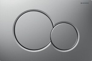 Изображение товара Клавиша смыва Geberit Sigma 115.770.46.5, механическая, цвет хром матовый