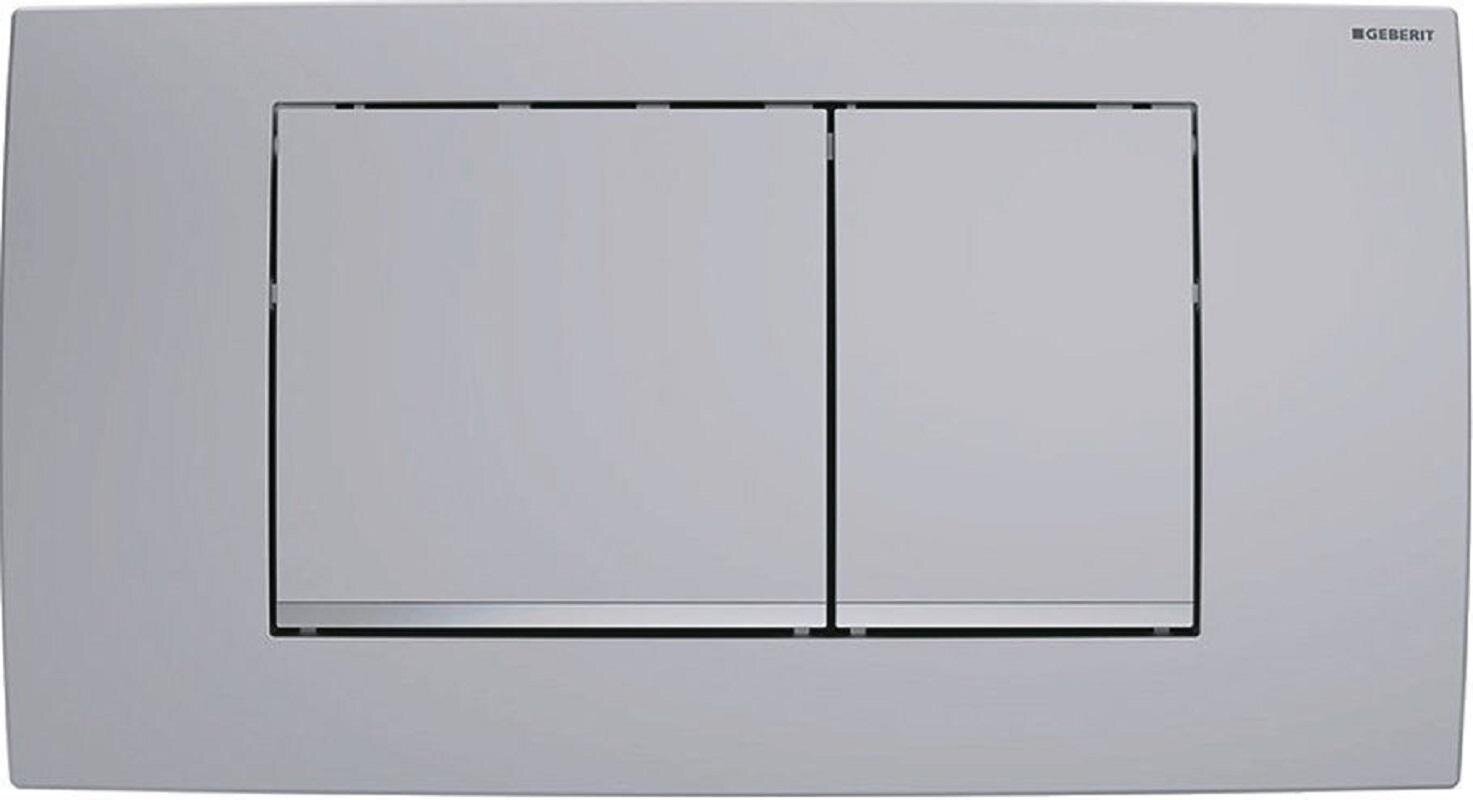 Изображение товара Клавиша смыва Geberit Twinline 115.899.KN.1, механическая, хром Изображение товара Клавиша смыва Geberit Twinline 115.899.KN.1, механическая, хром
