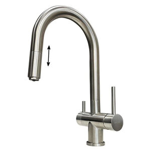 Изображение товара Смеситель TopZero TPZ 304 INOX, для кухонной мойки, с подключением к фильтру, нержавеющая сталь