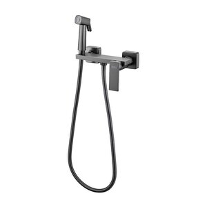 Изображение товара Гигиенический душ Haiba, HB5517-3, со смесителем, оружейная сталь