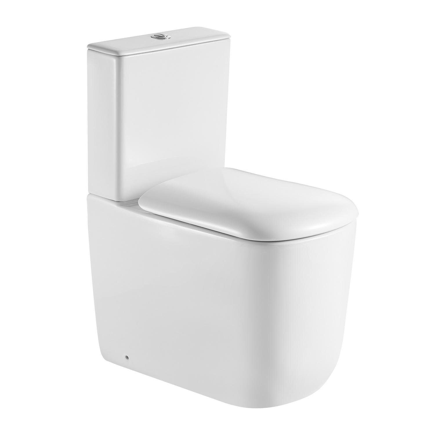 Изображение товара Black&White Gravity W-6610 - безободковый унитаз компакт, торнадо, 3/6 л Изображение товара Black&White Gravity W-6610 - безободковый унитаз компакт, торнадо, 3/6 л