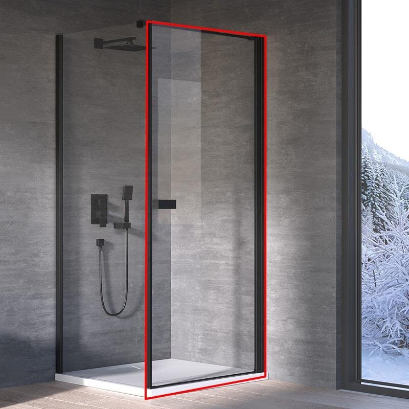 Изображение товара Kolpa-San Andromeda 516610 душ. дверь 90 см, черный профиль