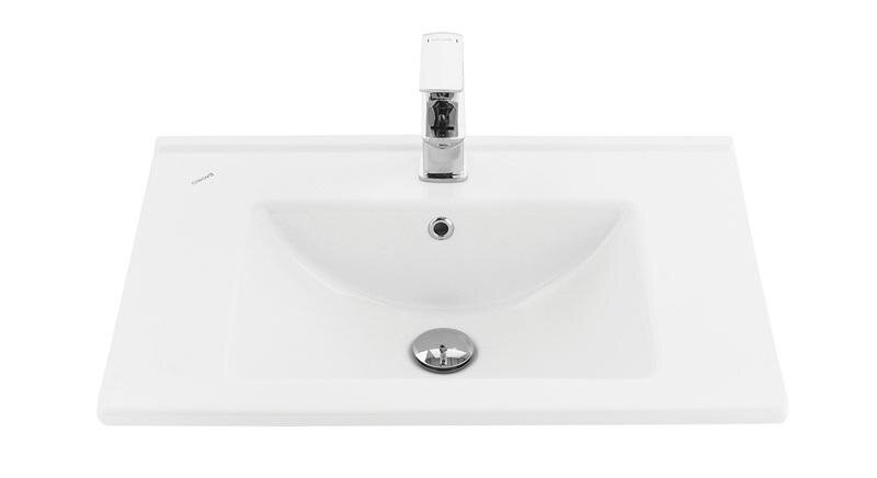 Изображение товара Раковина Creavit Su SU065-00CB00E-0000, 65 см, фарфор, белая Изображение товара Раковина Creavit Su SU065-00CB00E-0000, 65 см, фарфор, белая
