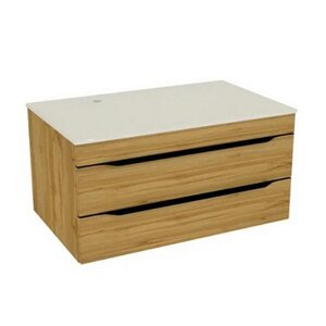 Изображение товара Тумба с раковиной Kolpa-san Malaya 573610 80 см дуб натуральный