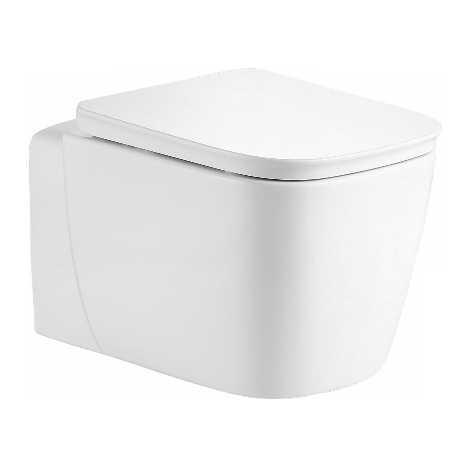 Изображение товара Black&White WX-770 - подвесной унитаз безободковый с микролифтом