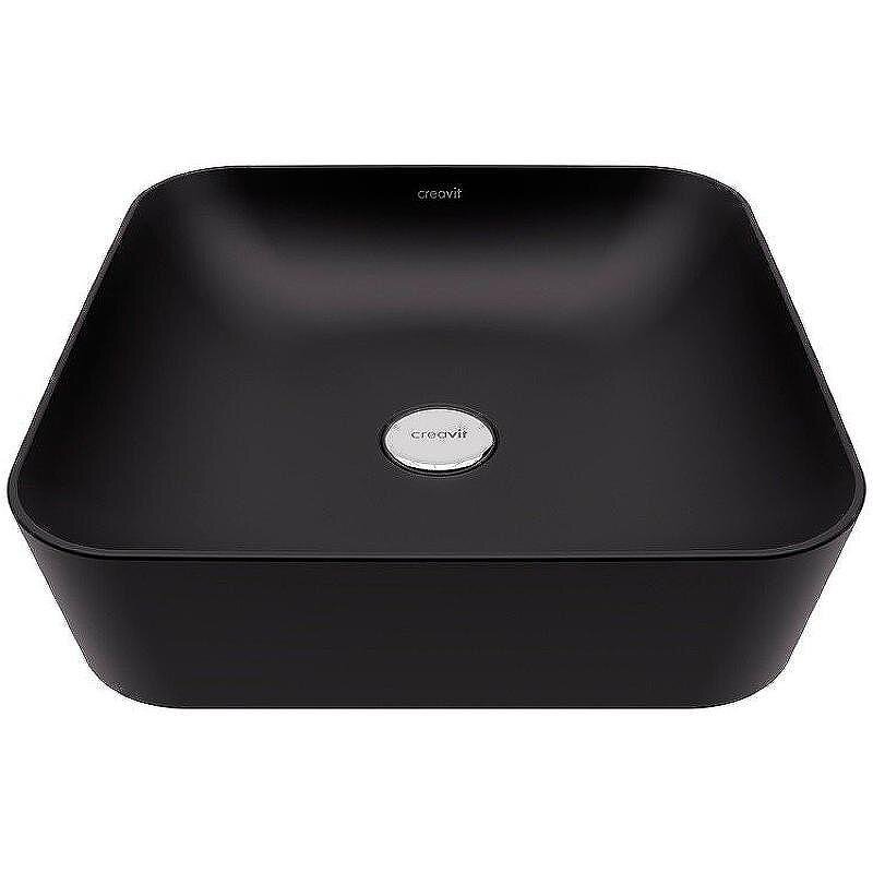 Изображение товара Раковина Creavit Ultra UL040-00SM00E-0000, 40 см, фарфор, черный матовый