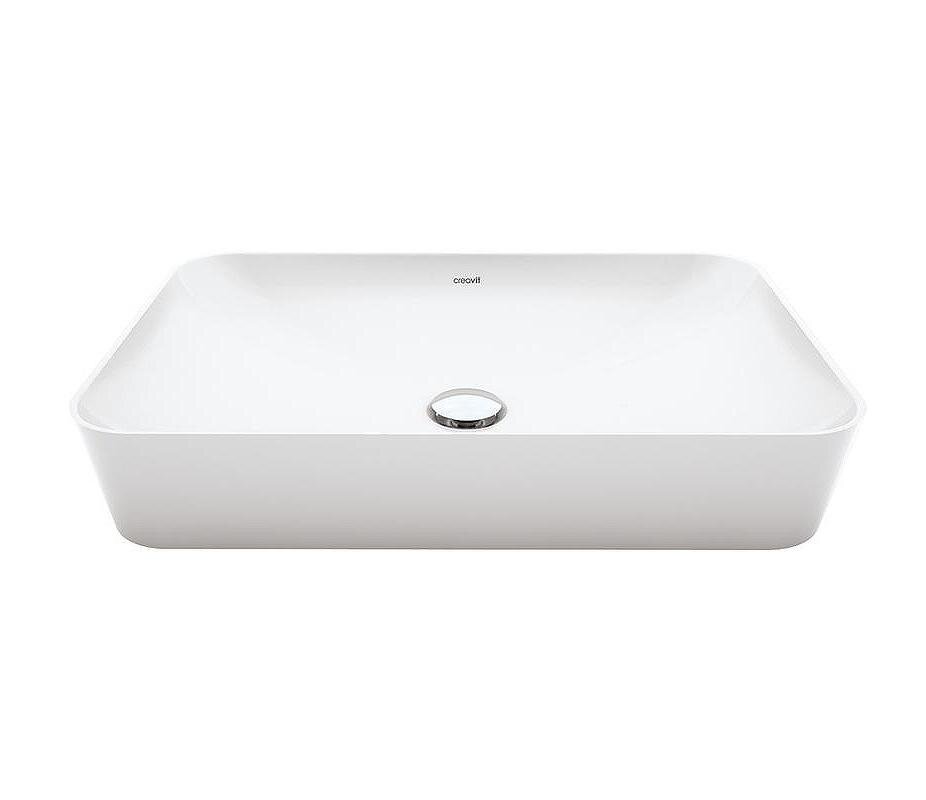 Изображение товара Раковина Creavit Ultra UL060-00MB00E-0000, 60 см, фарфор, белая матовая Изображение товара Раковина Creavit Ultra UL060-00MB00E-0000, 60 см, фарфор, белая матовая