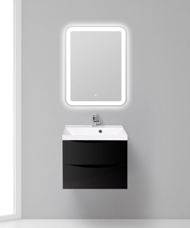 Изображение товара Тумба под раковину BelBagno Marino 60 см Nero Lucido современная мебель