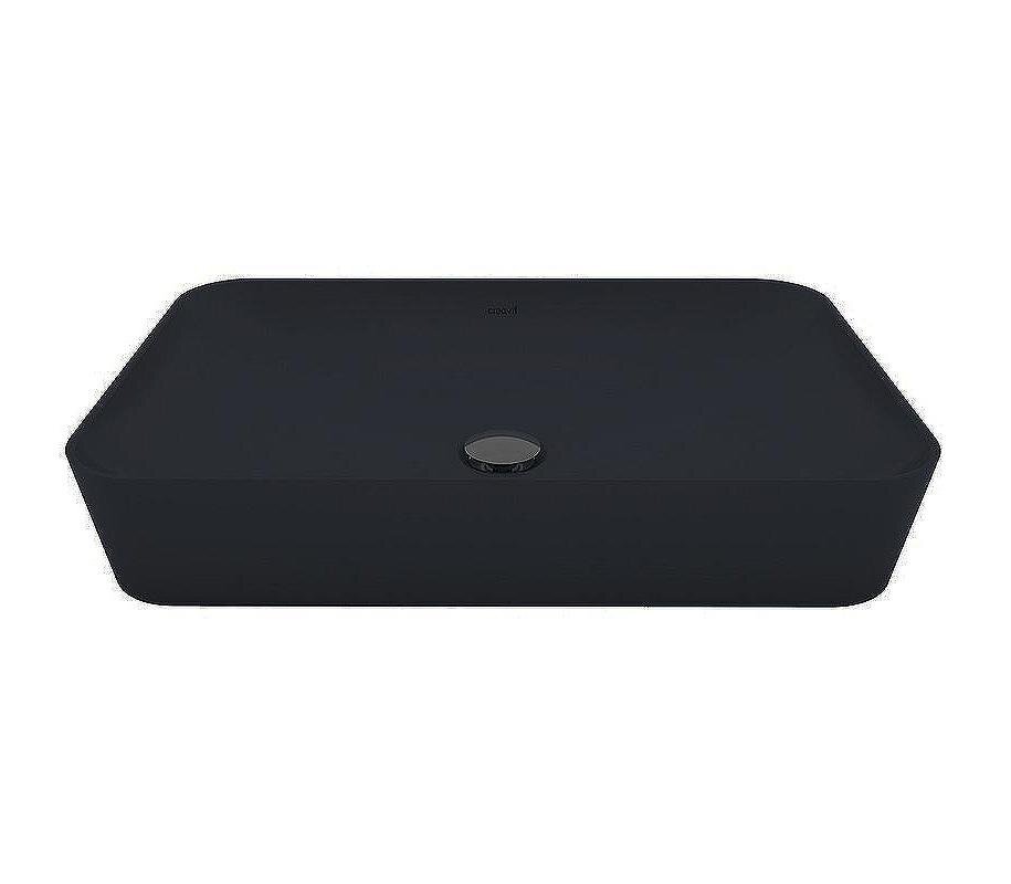 Изображение товара Раковина Creavit Ultra UL060-00SM00E-0000, 60 см, фарфор, черная матовая