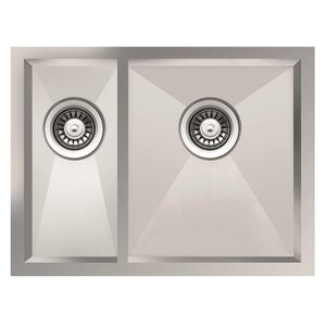 Изображение товара Мойка кухонная TopZero TNL340.70.30 12K R, 57 см, чаша справа, нержавеющая сталь