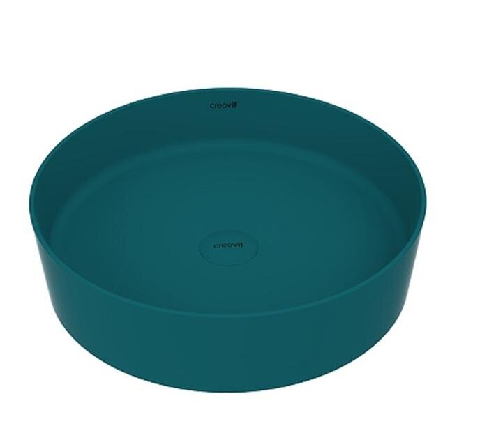 Изображение товара Раковина Creavit Loop LP145-00MT00E-0000, 45 см, фарфор, ментол матовый Изображение товара Раковина Creavit Loop LP145-00MT00E-0000, 45 см, фарфор, ментол матовый