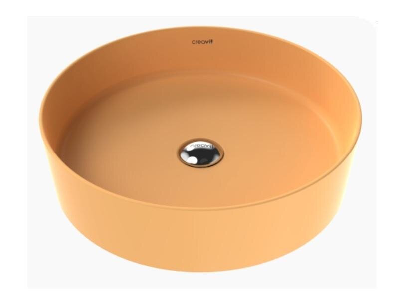 Изображение товара Раковина Creavit Loop LP145-00ST00E-0000, 45 см, фарфор, персиковый матовый