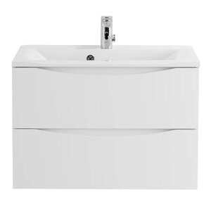 Изображение товара Тумба под раковину BelBagno MARINO-650-2C-SO-BL-P 65 см, подвесная, Bianco Lucido