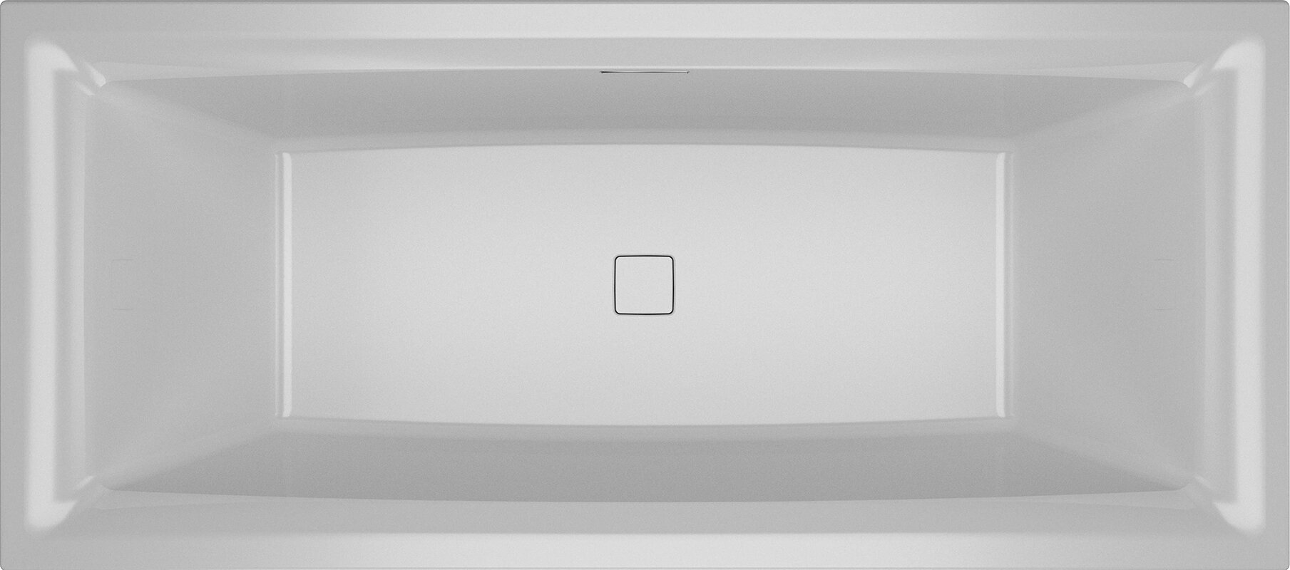 Изображение товара Акриловая ванна Riho Still Square B100001005, 170 x 75 см, белая