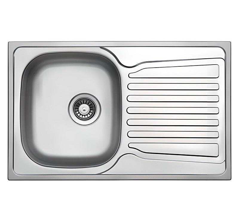 Изображение товара Мойка кухонная Wellinox Comfort COP780.480.GT8K, 78 см, полированная, нержавеющая сталь