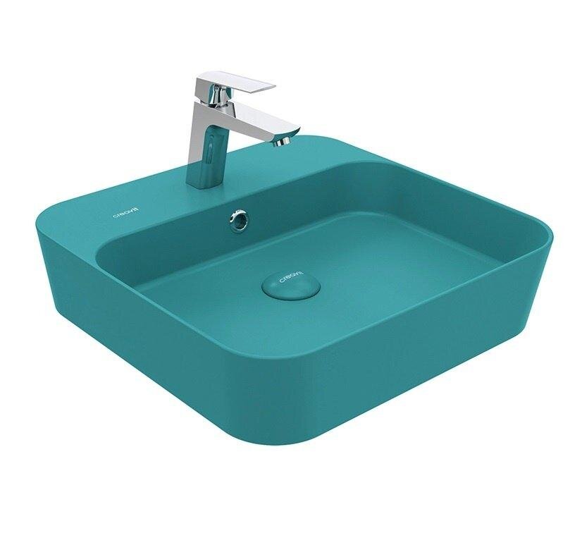 Изображение товара Раковина Creavit Loop LP046-00MT00E-0000, 45 см, фарфор, ментол матовый