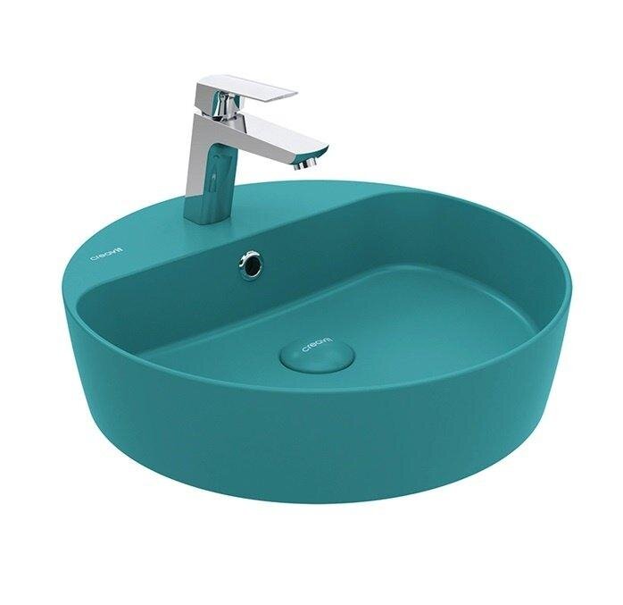 Изображение товара Раковина Creavit Loop LP146-00MT00E-0000, 45 см, фарфор, ментол матовый Изображение товара Раковина Creavit Loop LP146-00MT00E-0000, 45 см, фарфор, ментол матовый