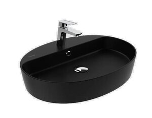 Изображение товара Раковина Creavit Loop LP161-00KK00E-0000, 60 см, фарфор, черный матовый