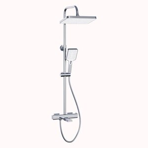 Изображение товара Душевая система Haiba HB24537, термостатическая, хром