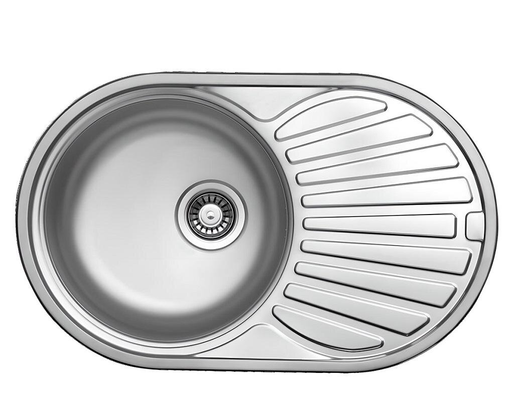 Изображение товара Мойка кухонная Wellinox Favorite FAP770.480.GT8K, 77 см, полированная, нержавеющая сталь