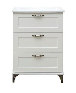 Изображение товара Тумба с раковиной Эстет Bali Classic 75х45 см белая с 3 ящиками