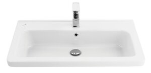 Изображение товара Раковина Creavit Ipek IP080-00CB00E-0000, 80 см, фарфор, белая