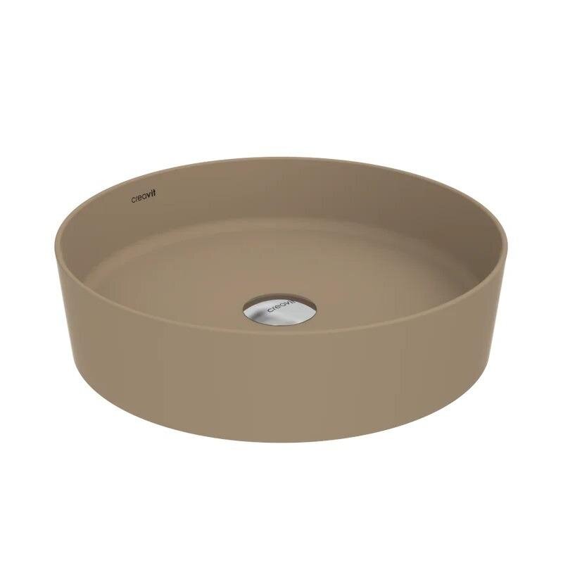 Изображение товара Раковина Creavit Nice NC045-00CM00E-0000, 45 см, фарфор, капучино матовый