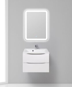 Изображение товара Тумба под раковину BelBagno Marino MARINO-650-2C-SO-BO-P, 65 х 45 х 55 см, Bianco Opaco - белый матовый