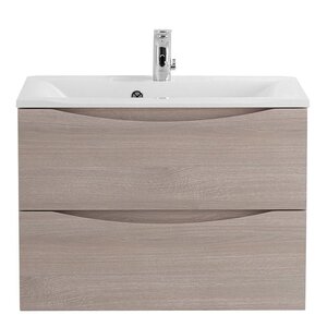 Изображение товара Тумба под раковину BelBagno MARINO-650-2C-SO-RG-P 65 см, подвесная, Rovere Grigio