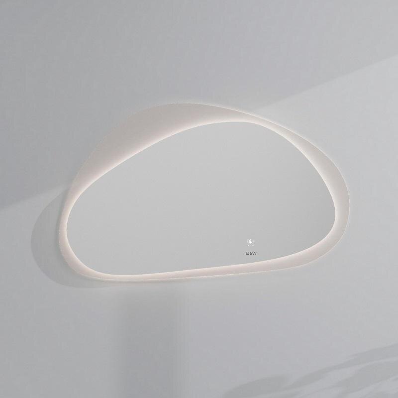 Изображение товара Зеркало Black&White Universe 970.MR1200, 120 x 70 см, с подсветкой с сенсорным выключателем, цвет белый