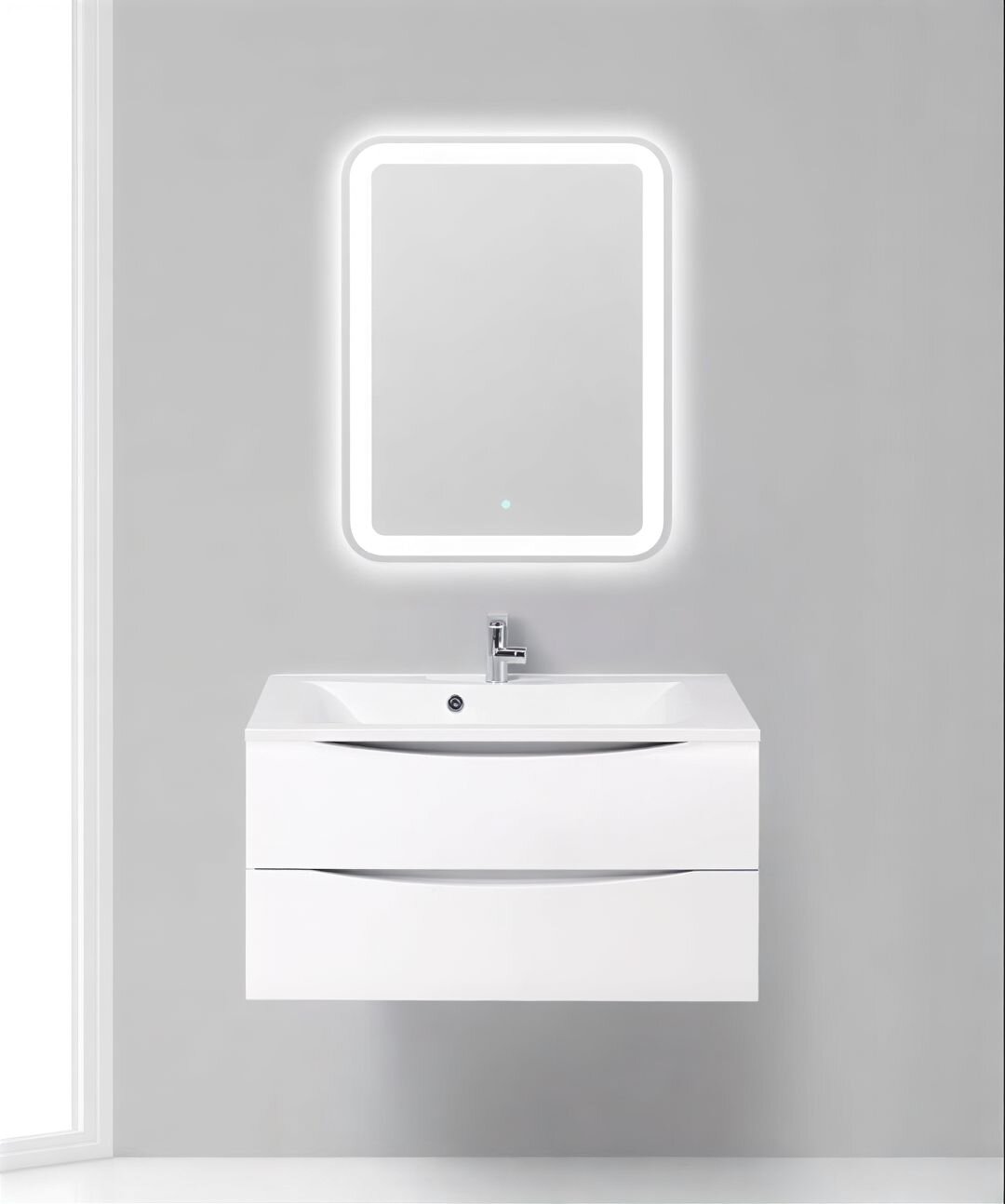 Изображение товара Тумба под раковину BelBagno MARINO-900-2C-SO-BL-P 90 см, подвесная, Bianco Lucido Изображение товара Тумба под раковину BelBagno MARINO-900-2C-SO-BL-P 90 см, подвесная, Bianco Lucido