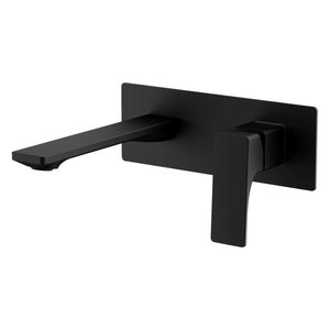 Изображение товара Смеситель для раковины Belz B14709-7, с внутренней частью, цвет черный матовый