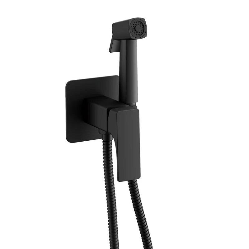 Изображение товара Гигиенический душ Belz B55709-7, со смесителем, черный матовый