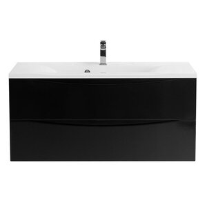 Изображение товара Тумба под раковину BelBagno MARINO-1200-2C-SO-NL-P 120 см, подвесная, Nero Lucido