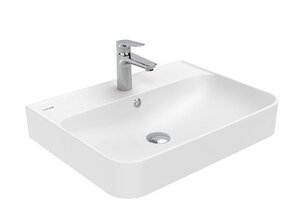 Изображение товара Раковина Creavit Pride PD060-00CB00E-0000, 60 см, фарфор, белая 