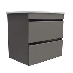 Изображение товара Тумба под раковину Runo Манхэттен 75, 00-00004672, подвесная, цвет темно-серый/серый Изображение товара Тумба под раковину Runo Манхэттен 75, 00-00004672, подвесная, цвет темно-серый/серый