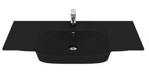 Изображение товара Раковина Creavit Saily SY100-00SM00E-0000, 100 см, фарфор, черная матовая