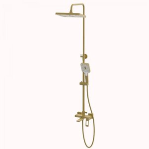Изображение товара Душевая система Haiba HB24732-5, золото брашированное