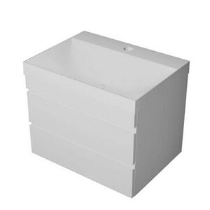 Изображение товара Тумба с раковиной Kolpa-san Naomi 546590, 60 см, подвесная, цвет белый