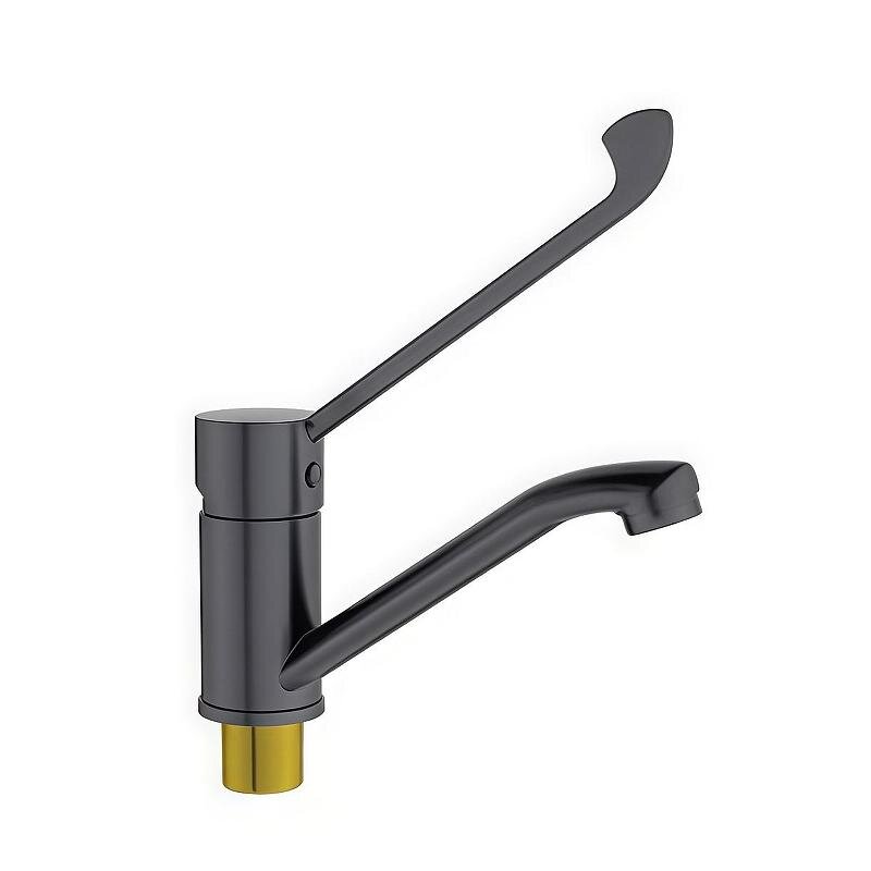 Изображение товара Смеситель для раковины Belz B19019-3, цвет оружейная сталь