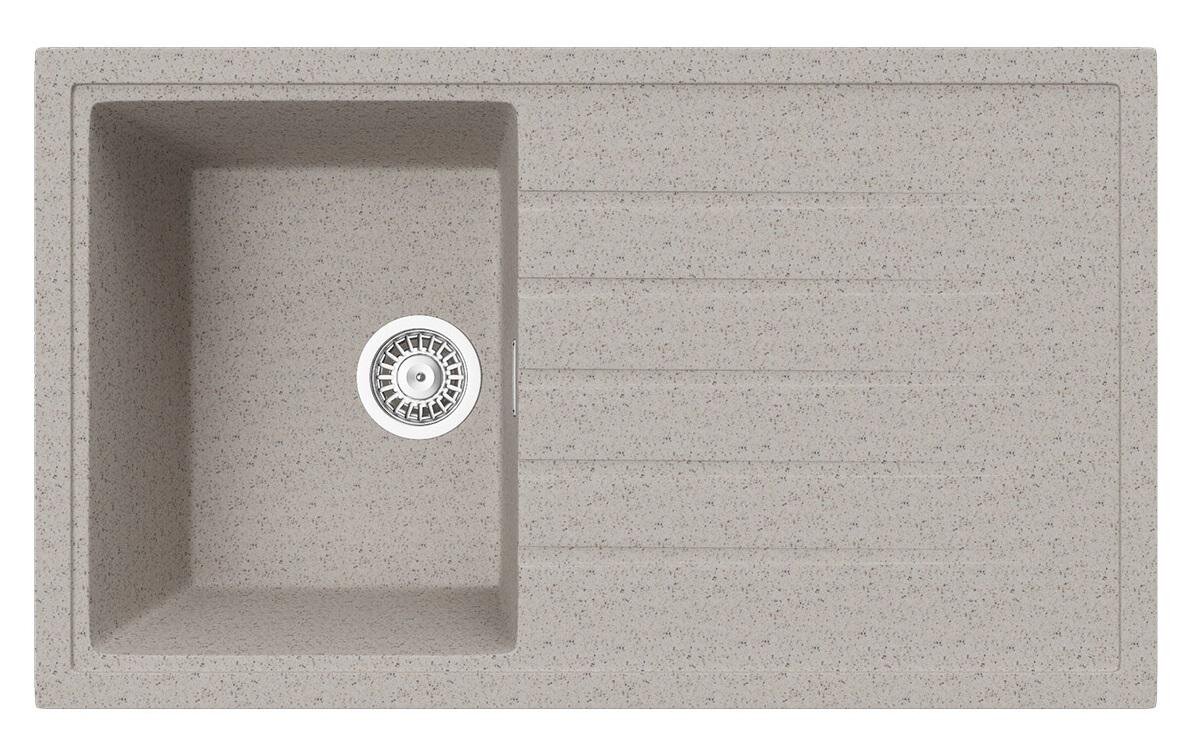 Изображение товара Мойка кухонная TopZero TopGran Claudia 860.500-38, 86 см, искусственный камень, Ground