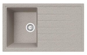 Изображение товара Мойка кухонная TopZero TopGran Claudia 860.500-38, 86 см, искусственный камень, Ground Изображение товара Мойка кухонная TopZero TopGran Claudia 860.500-38, 86 см, искусственный камень, Ground