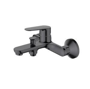Изображение товара Смеситель Haiba HB60796-3 с душевым гарнитуром, оружейная сталь, 2 отверстия