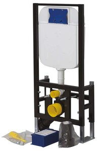 Изображение товара Инсталляция сенсорная Creavit FGR6004.00, для унитаза, питание от сети, монтаж к полу