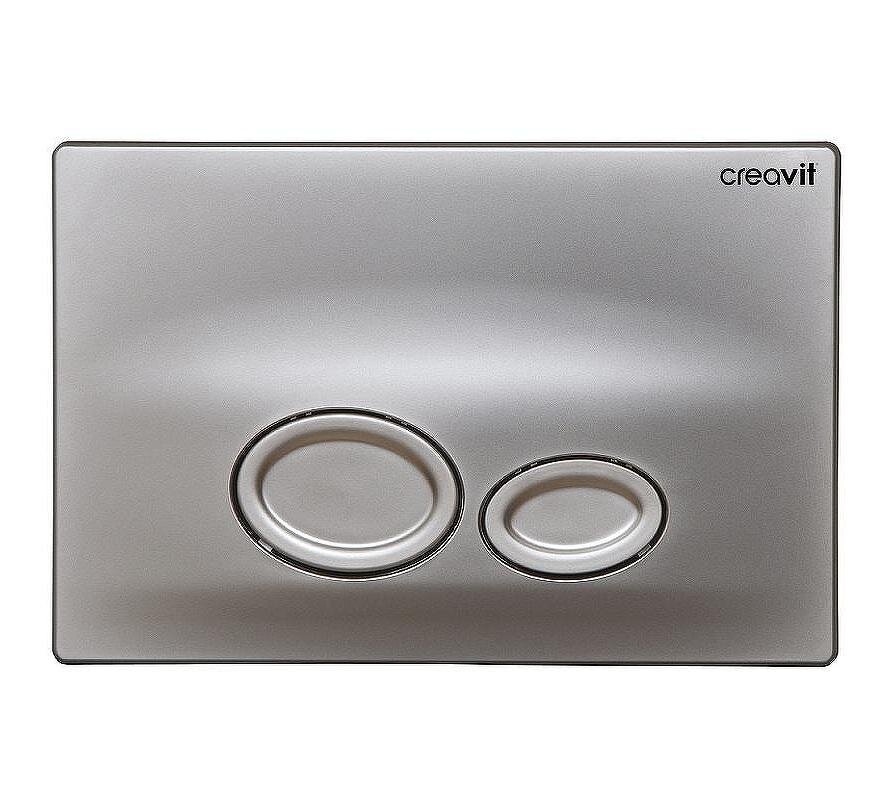 Изображение товара Клавиша смыва Creavit Drop GP2003.00, механическая, хром матовый Изображение товара Клавиша смыва Creavit Drop GP2003.00, механическая, хром матовый