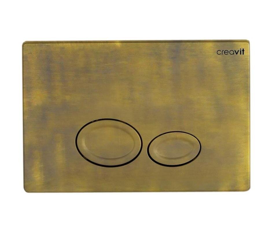 Изображение товара Клавиша смыва Creavit Drop GP2007.00, механическая, бронза
